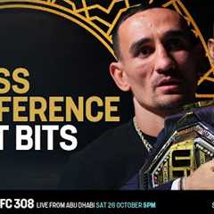 UFC 308 Pre-Fight Press Conference Best Bits  Topuria vs. Holloway 🏆 Whittaker vs. Chimaev 💥