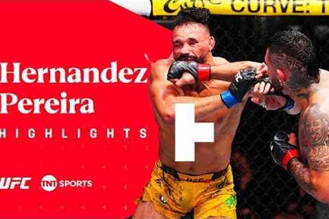 VICIOUS GROUND BARRAGE 😯  Anthony Hernandez vs Michel Pereira  UFC Fight Night Highlights