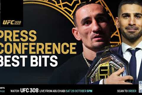 UFC 308 Pre-Fight Press Conference Best Bits  Topuria vs. Holloway 🏆 Whittaker vs. Chimaev 💥