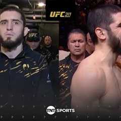 ICE COLD ENTRANCE! 🥶 UFC pound-for-pound king Islam Makhachev walks out ahead of #UFC311