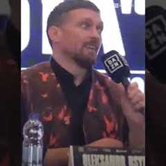 You've heard of the Oscars, right? 👀 Don Charles and Oleksandr Usyk exchange words 🗣️  #boxing