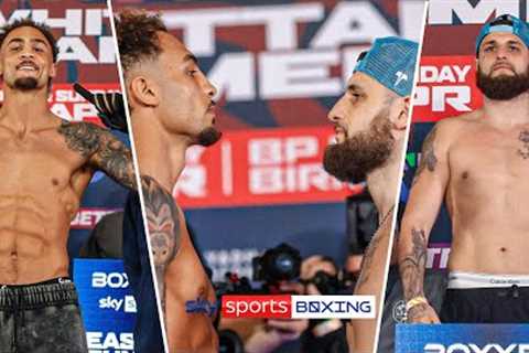 Ben Whittaker and Liam Cameron WEIGH-IN ahead of rematch ⚖️
