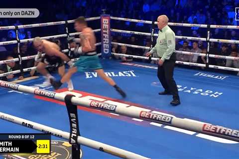 EXCLUSIVE: DALTON SMITH SENDS OPPONENT MATHIEU GERMAIN FLYING IN BOXING RING DRAMA!