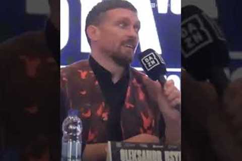 You've heard of the Oscars, right? 👀 Don Charles and Oleksandr Usyk exchange words 🗣️  #boxing