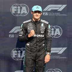 Russell's Pole Position Celebration Gets Spicy – And Max Is Right There Waiting