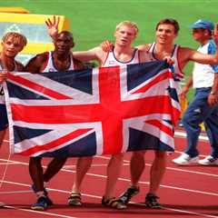 Roger Black and British relay icons finally receive gold medals… 28 YEARS after controversial race..