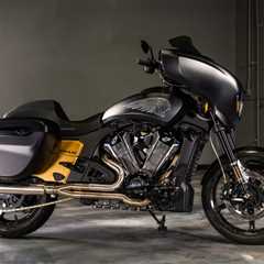 Blacktop Brawler: A Custom Indian Chieftain for a UFC Fighter