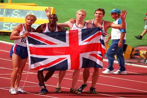 Roger Black and British relay icons finally receive gold medals… 28 YEARS after controversial race..