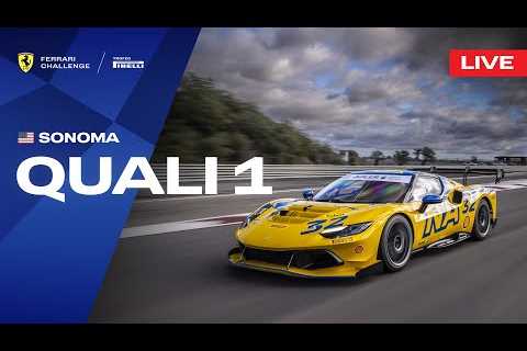 LIVE Ferrari Challenge North America - Sonoma, Qualifying 1