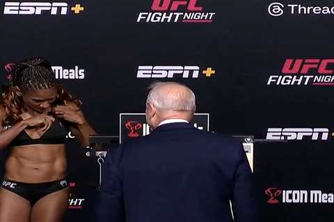 SHOCKING! UFC Star Left Red-Faced as Official Drops Intimate Item at Weigh-In!