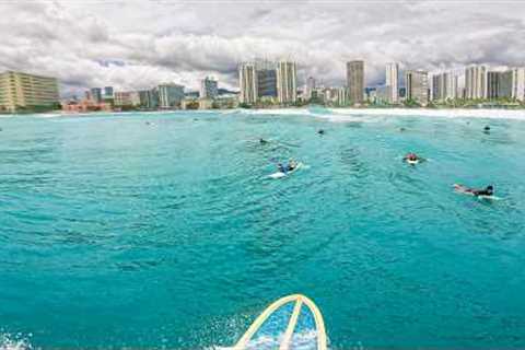 Swell of the Summer Waikiki | August 9th, 2025 | Teahupo''o Tow Swell Hits O''ahu | RAW POV
