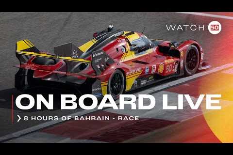 Onboard the #50 LIVE race action at 8H of Bahrain 2024 | Ferrari Hypercar | FIA WEC