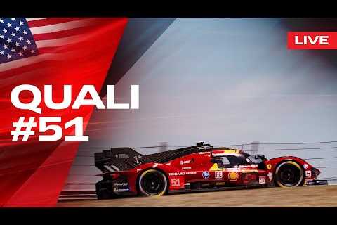 LIVE QUALI Onboard car #51 for Lone Star of Le Mans | Ferrari Hypercar