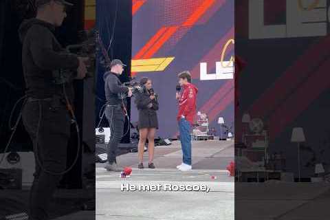 When Leo met Roscoe 🐾#F1Shorts #ScuderiaFerrari
