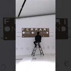 Creating #FerrariOneOfAKind ✨#FerrariTailorMade #MuseoEnzoFerrari #Modena #MuseiFerrari #Ferrari