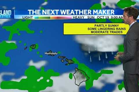 Weekend Weather Forecast | Morning showers Saturday with drier weather for the rest of the weekend
