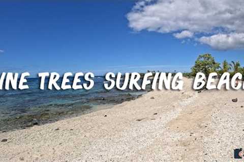 Pine Trees Surfing Beach on the Big Island of Hawaii (Great Snorkeling)