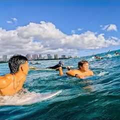 Surfing a 5''7 to 9''0 | Crispy Clean South Shore Waves | RAW POV