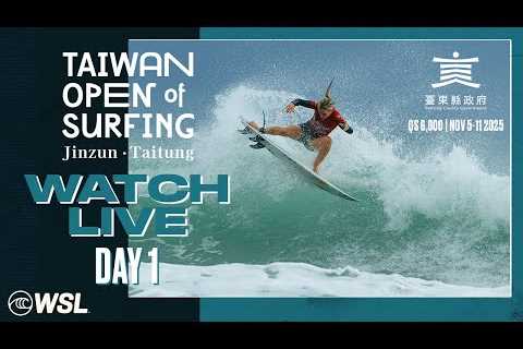 WATCH LIVE - Taiwan Open of Surfing 2025 - Day 1