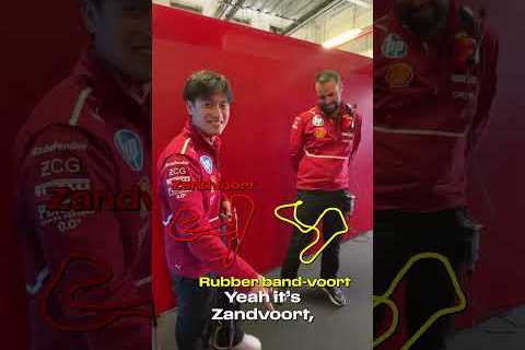 How to make an F1 track👇 with Zhou Guanyu!