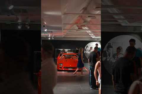 Lights on at the #MuseoFerrari ✨#Ferrari #Maranello #MuseiFerrari