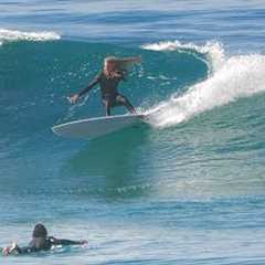 Kalani Robb and Rob Machado go off on midlength surfboards in San Diego !!!