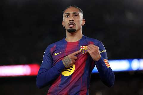 Raphinha Trains Normally Before Barcelona vs Frankfurt