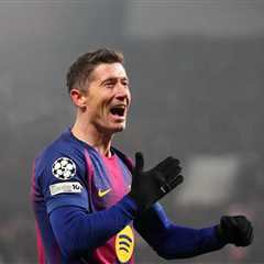 Lewandowski Nears Messi’s Barcelona Champions League Mark