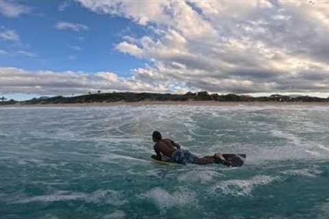 BODYBOARDING HAWAIIAN SANDBARS | NORTH BEACH SESH