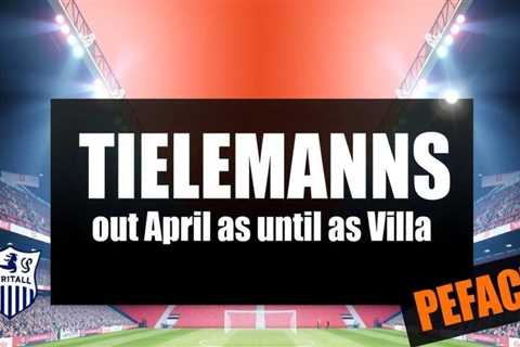 Tielemans out until April as Villa midfield injuries mount