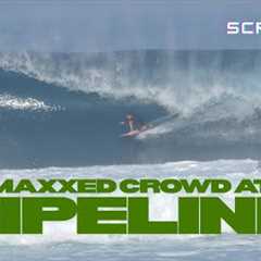 Local Heavies and Challenger Surfers Surf Some of the Most Crowded Pipeline of the Year - 4K 1/28/26
