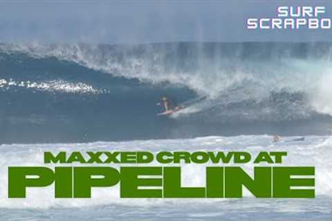 Local Heavies and Challenger Surfers Surf Some of the Most Crowded Pipeline of the Year - 4K 1/28/26