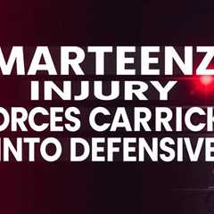 Martinez injury forces Carrick into defensive reshuffle